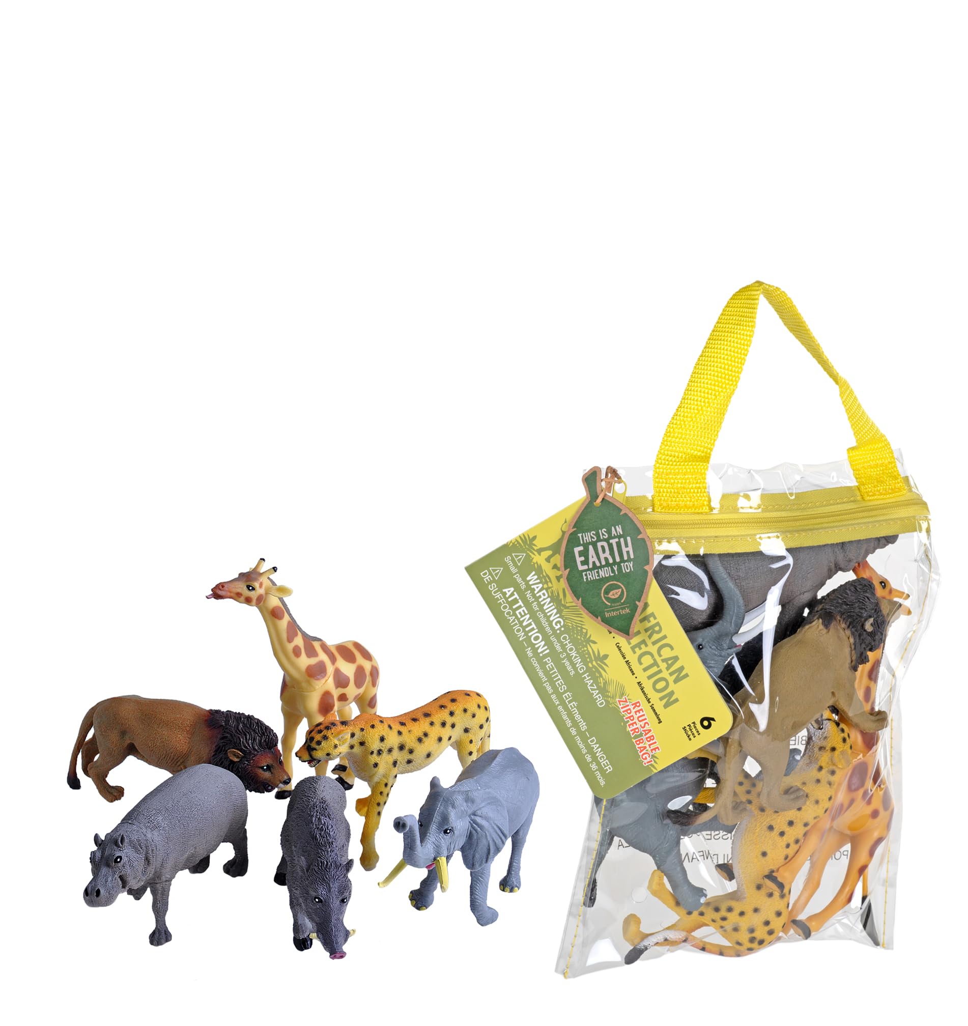 Wild Republic Green Polybag Africa, Toy Figures, Educational Toys, Eco Friendly