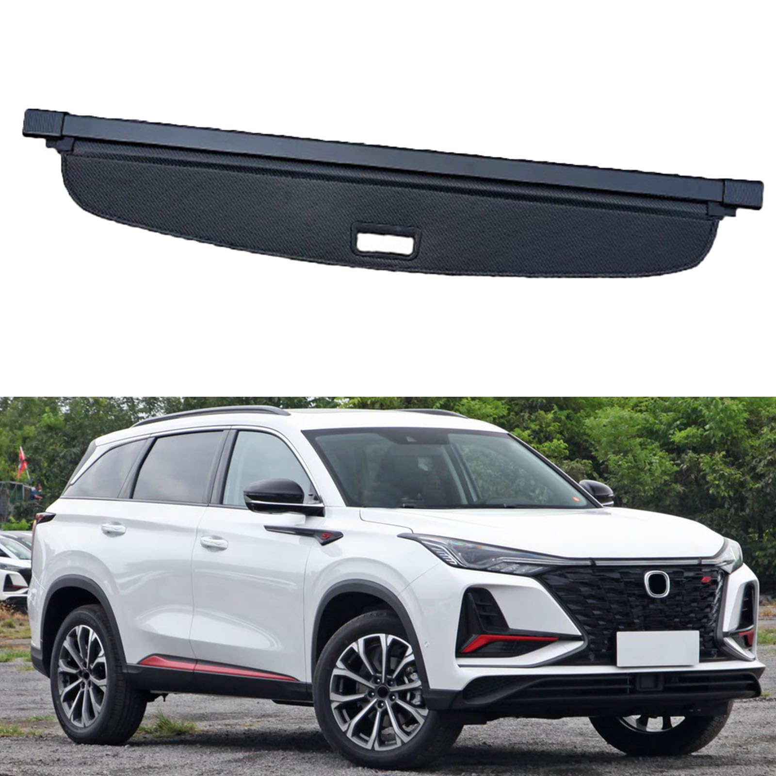 YYFYYDS Retractable Rear Trunk Parcel Shelf,Compatible with Changan CS75Plus MK1,Car storage