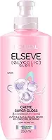 Elseve Glycolic Gloss, Creme de Pentear Super Gloss, Tratamento com Ácido Glicólico para Brilho Intenso, Sela Cutículas, Controla o Frizz, com Proteção Térmica e UV, 250ml