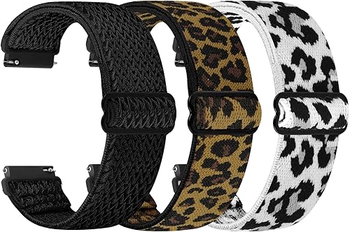 Miniatura 10 de Correa de reloj de liberación rápida - Elección de ancho - Correas de reloj de 18 mm, 19 mm, 20 mm, 22 mm, 24 mm, correas de nylon elásticas