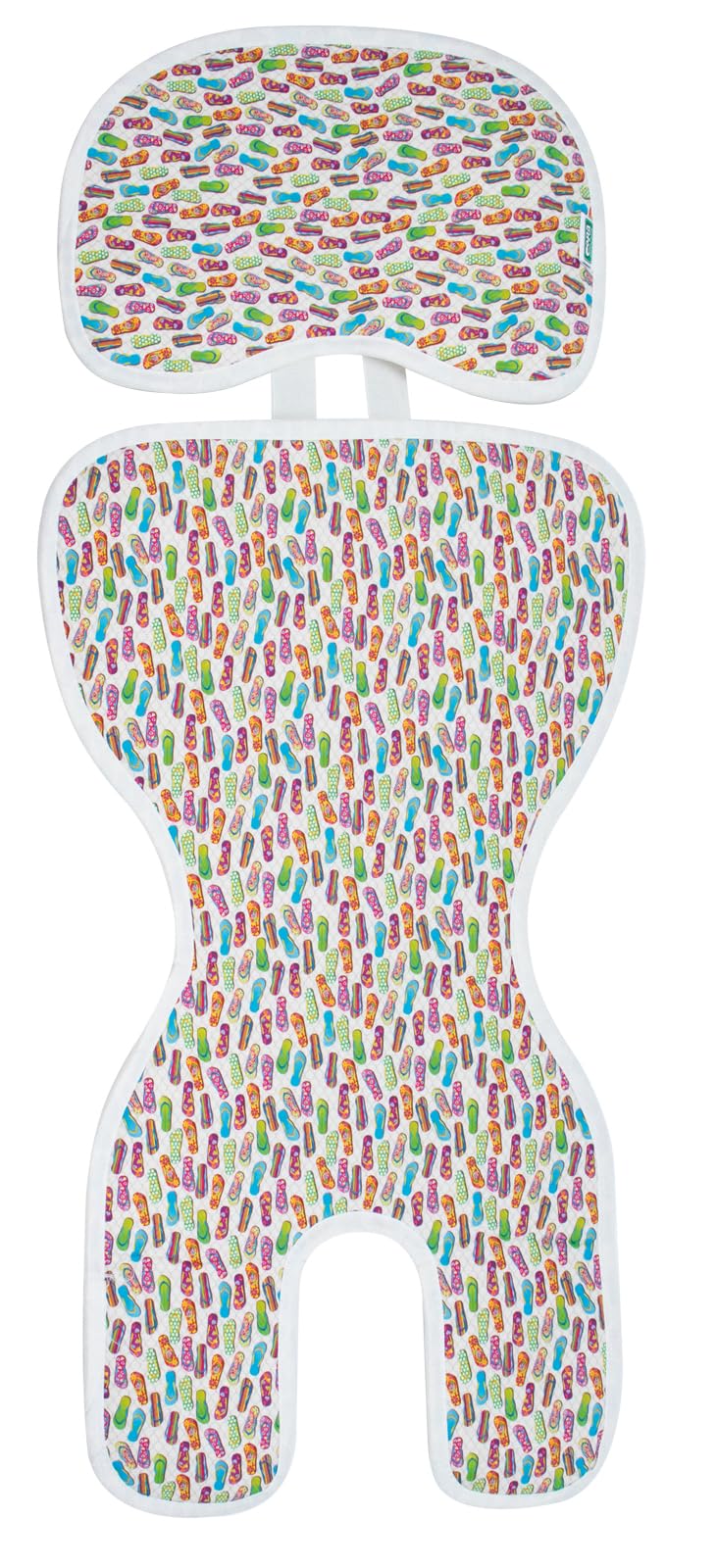 BIBO Fresh - Funda de Asiento Reversible de Verano, antisudor y Transpirable para Asientos de Coche y cochecitos. Material Fresco y práctico Fabricado en Italia. Papel Textil y algodón