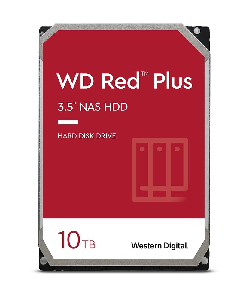 即購入可能　Western Digital WD Red 10TB Western Digital 10TB WD Red Plus NAS Internal Hard Drive HDD
