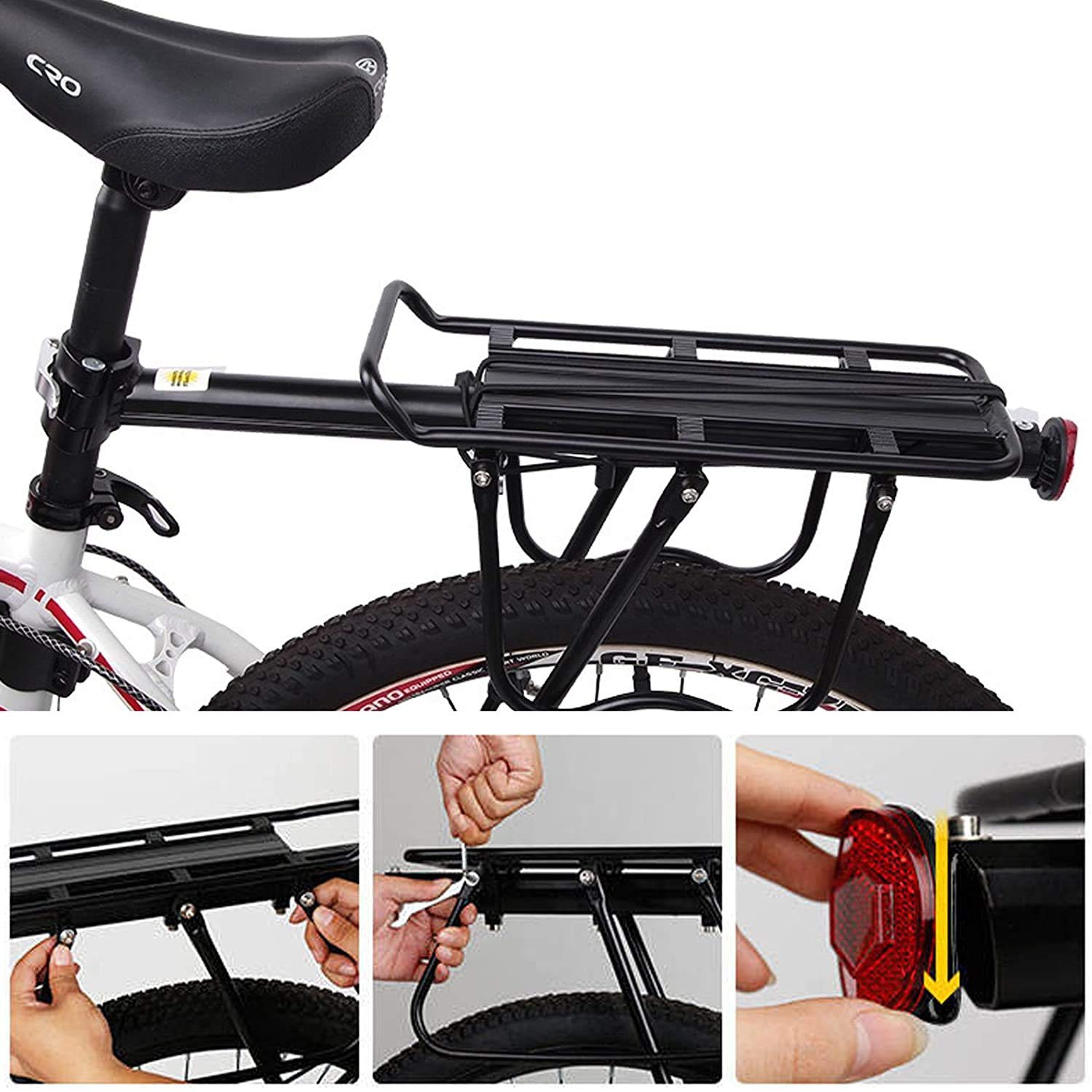 seat rack bike
