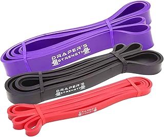 Bandas elásticas de Resistencia Resistentes para Levantamiento de Potencia, Ejercicio de Entrenamiento y dominadas asistidas