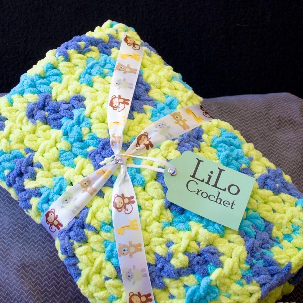 JORDAN by LiLoCrochet - Crochet Baby Blanket, Baby Boy Bedding, Baby Blanket, Car Seat Blanket, Baby Photo Prop, Handmade Blanket, Baby Shower Gift