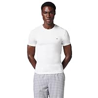 EMPORIO ARMANI T-Shirt Girocollo da Uomo Soft Touch Bamboo Confezione da 2 Pezzi
