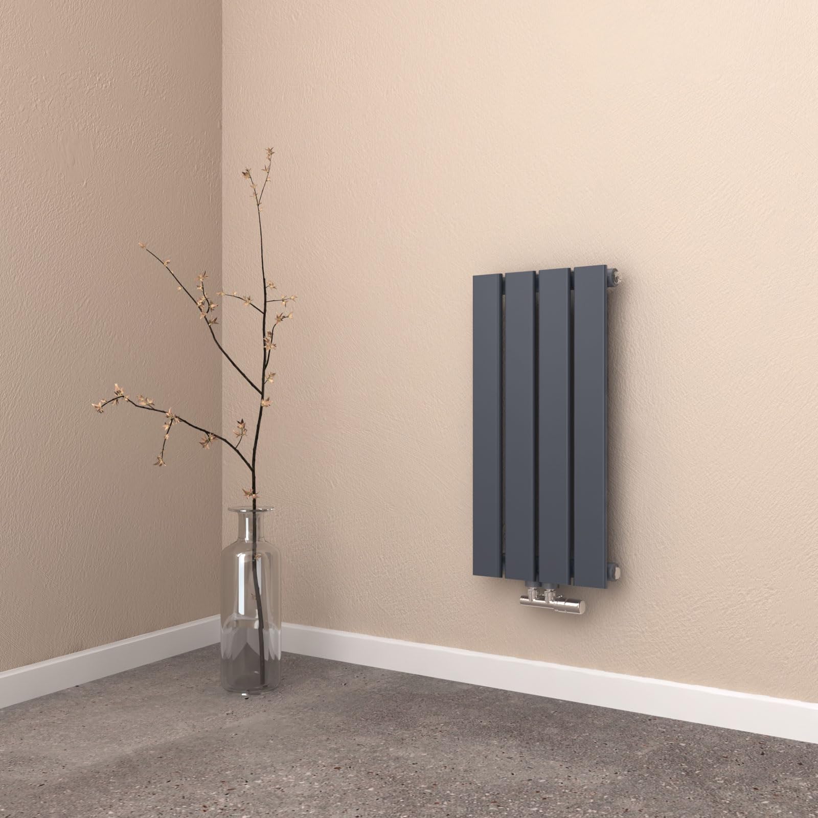 Radiator BWS Busso Verticaal Vierkant Dubbelzijdig 180x608 cm Wit Radiator BWS Busso Verticaal Vierkant Dubbelzijdig 180x608 cm Wit