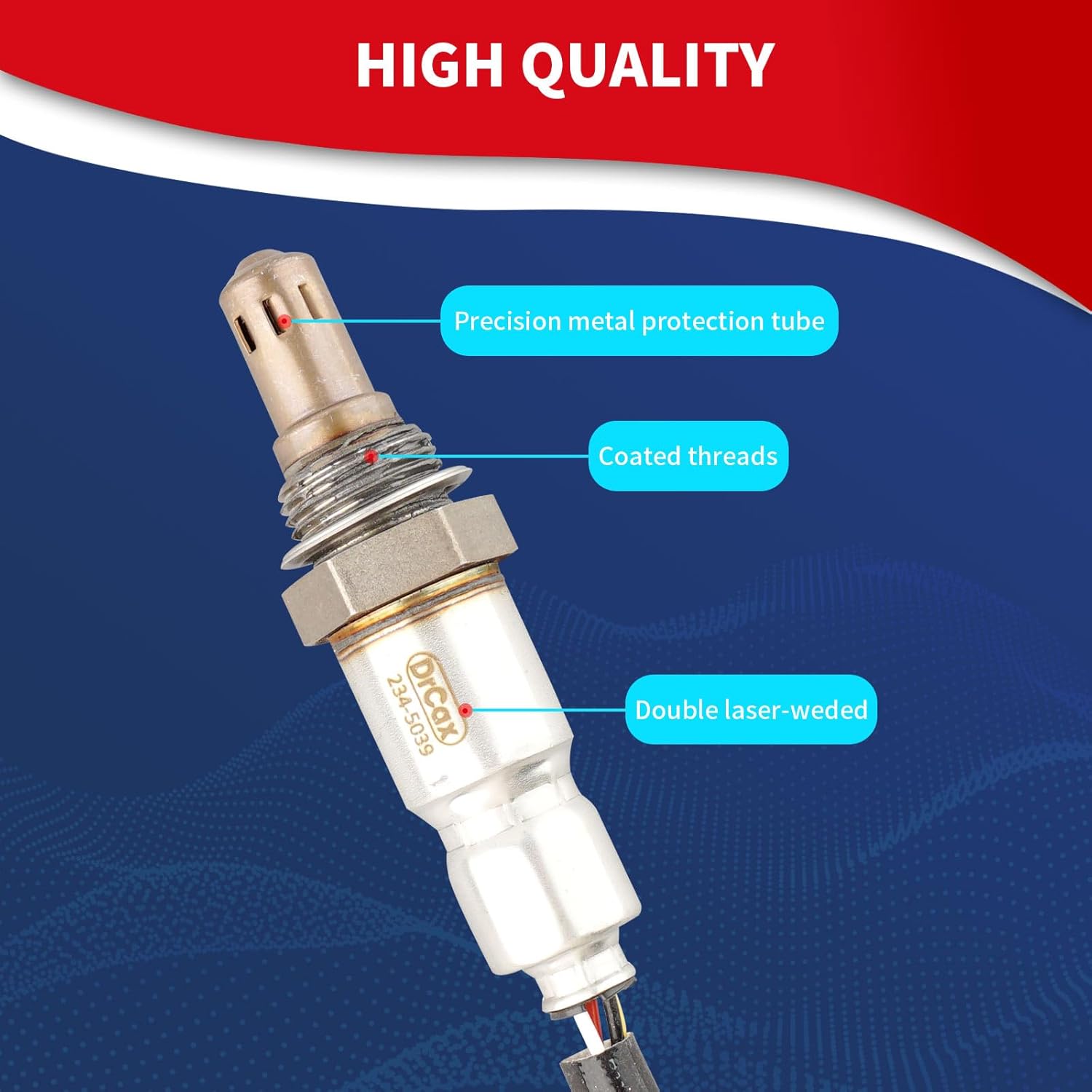 234-5039 Oxygen O2 Sensor Upstream Heated Air Fuel Ratio Compatible with Ford Escape 2010-2012 Fusion 2010-2013 Mazda Tribute Mercury Mariner Milan 2.5L Replace 24388 9E5Z-9F472-E BL3Z-9F472-D