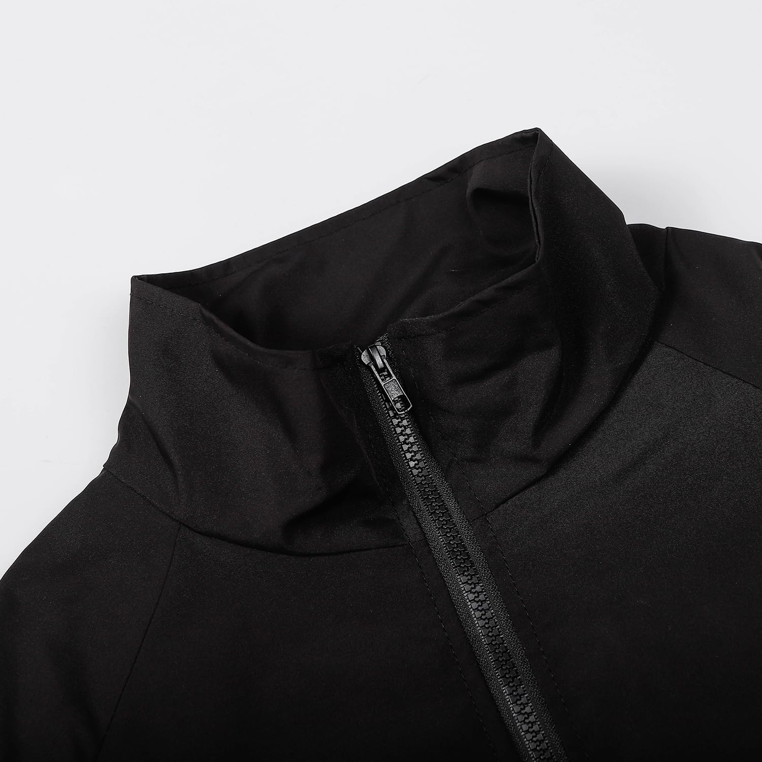 LZLRUN Y2k Vintage Jacket for Men and Women Zip Up Reflective Jacket Y2k Clothing Varsity Jacket Lightweigh Punk Jacket
