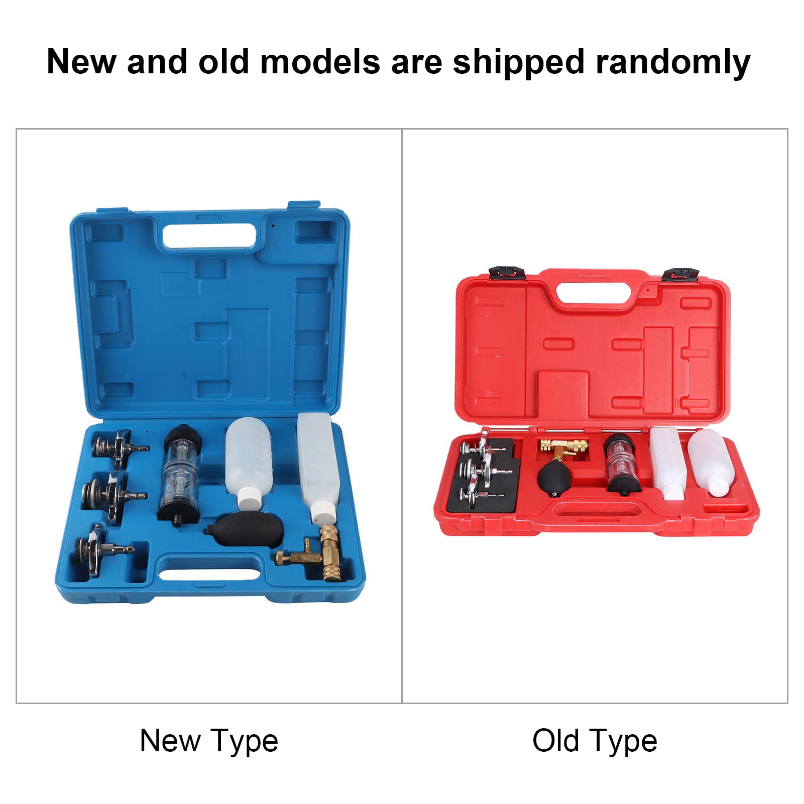 Tester della guarnizione del cilindro, tester del rilevatore di perdite della guarnizione della testata del cilindro CO2 con 3 adattatori a baionetta Kit calibro Strumento automatico