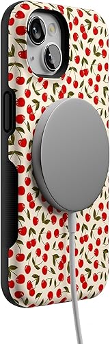 Vista 844 de Casely Funda para iPhone 13 Compatible con MagSafe Color Splash de medianoche Funda retro abstracta Color de medianoche Splash Abstracto