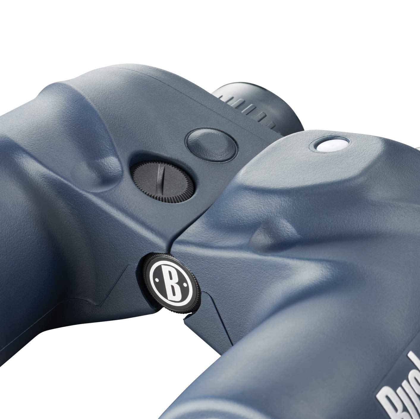 BUSHNELL - Jumelles de Navigation pour Adultes - Marine - 7x50 - Bleu - Prisme Porro - Compas intégré - Etanche - Anti - Buée - 137500