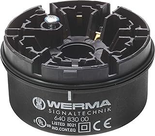 WERMC 640.830.00 Terminal Element Screwable Connection RM, Pc (Cover), Black