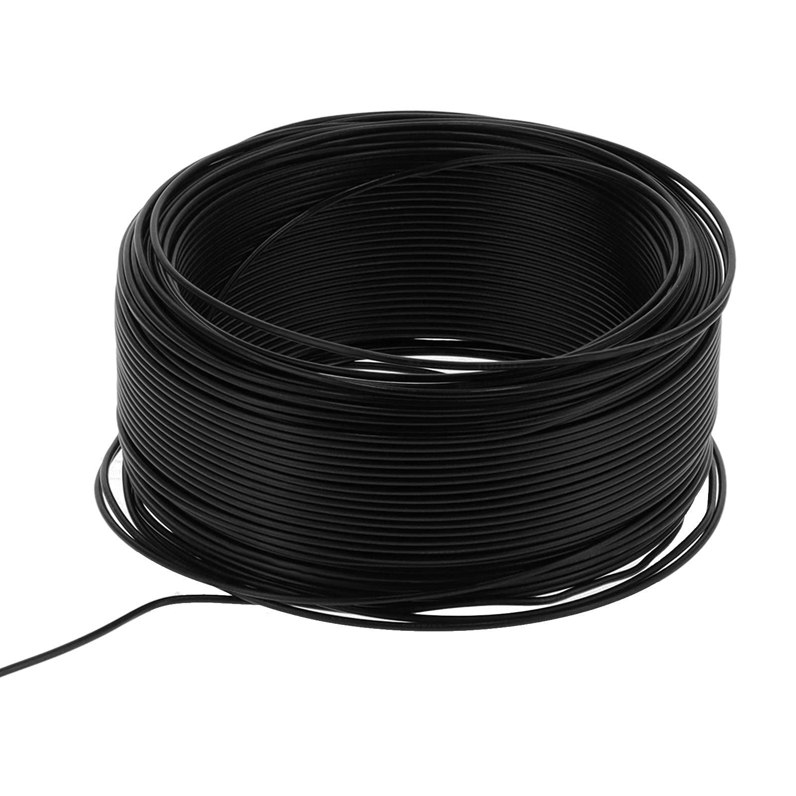 PRZEWÓD ELEKTRYCZNY MIEDZIANY IZOLOWANY KABEL WYMIENNE AKCESORIA DO ZASILANIA 100 METRÓW AC 300V DO SPRZĘTU AGD MAŁE NARZĘDZIA ELEKTRYCZNE CZARNY OKRĄGŁY KABEL 3 X 0,5 MM²