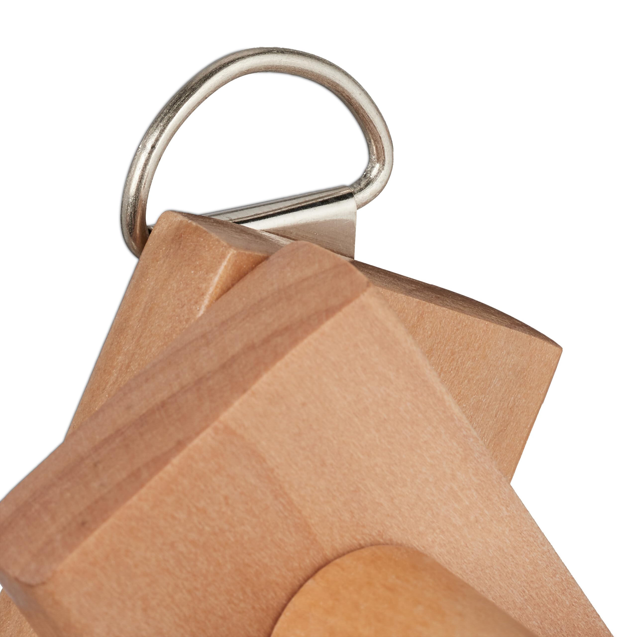 Relaxdays Attaccapanni da Parete, Appendiabiti Allungabile con 17 Ganci, Guardaroba Appendino Ingresso, Legno, Naturale