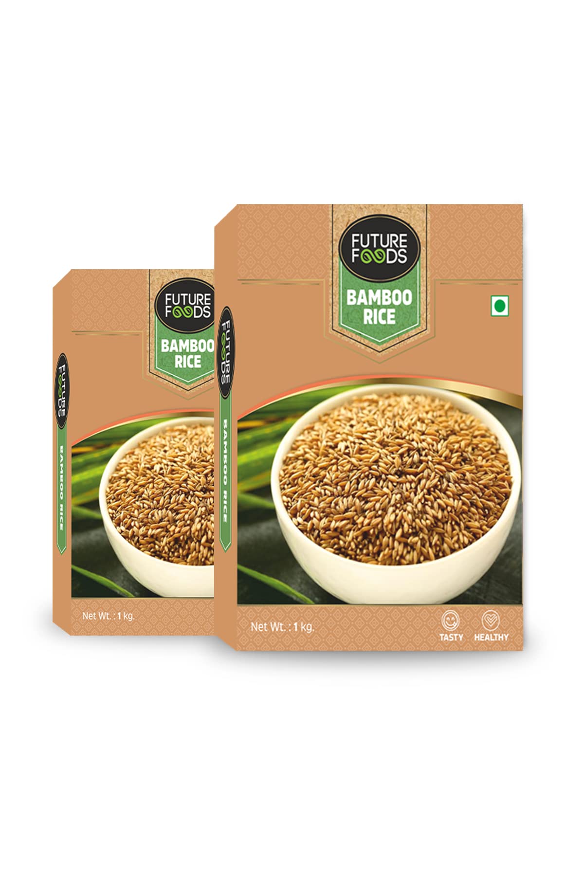 Future Foods Premium Bamboo Rice 900g | Protein Rich | Nutrient Rich | With Anti-Diabetic Properties | Vitamin B Rich | Fat Free (Pack of 2)