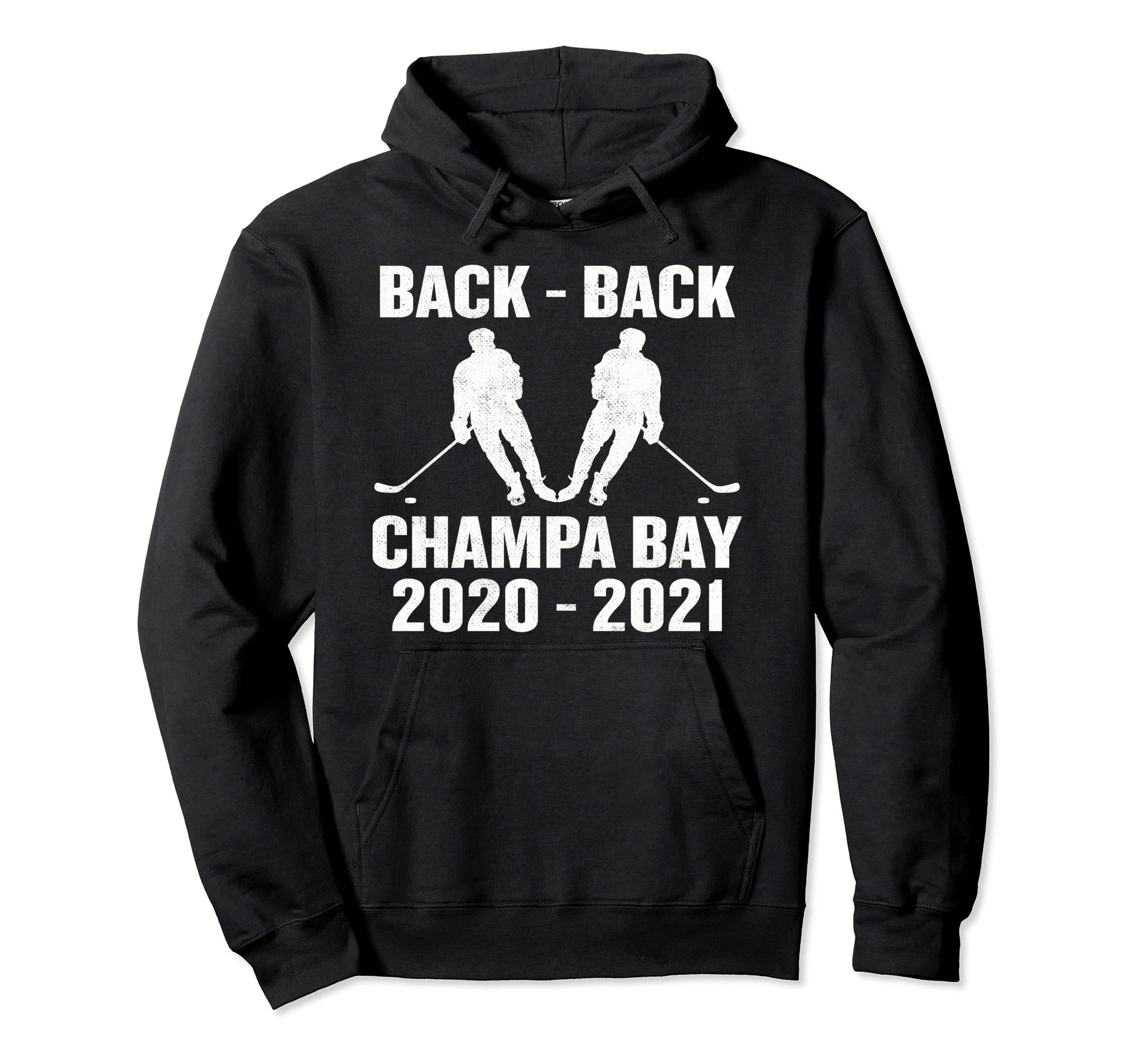Championship Champa Bay 2020 2021 Hockey FanChampa Bay Back Back Retro Vintage Hockey Champion Graphic Pullover Hoodie