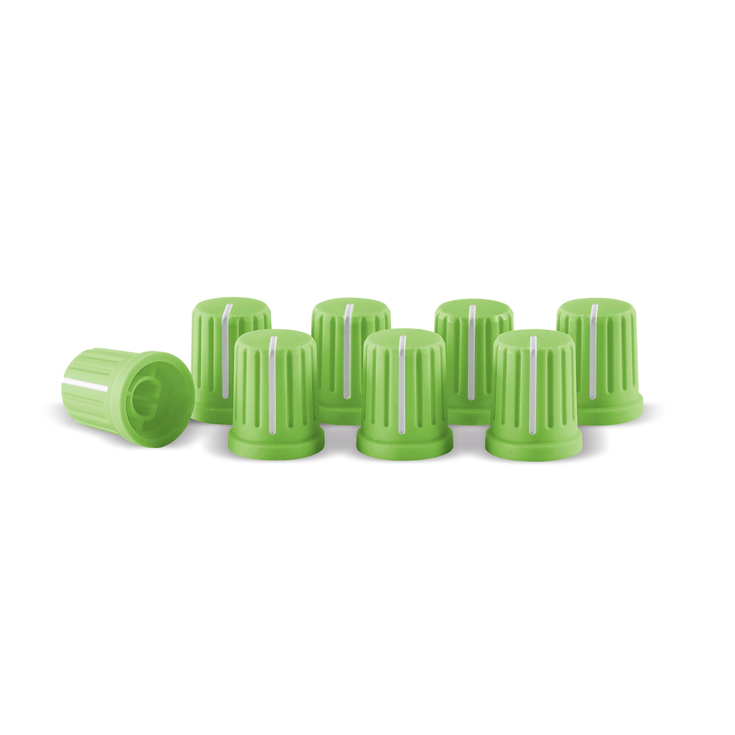 Reloop Button Cap Set Green - 8 Button Caps, Rubber Coating for More Grip, Compatible with Many DJ Mixers and Controllers, Green Reloop Button Cap Set Green - 8 Button Caps, Rubber Coating for More Grip, Compatible with Many DJ Mixers and Controllers, Green