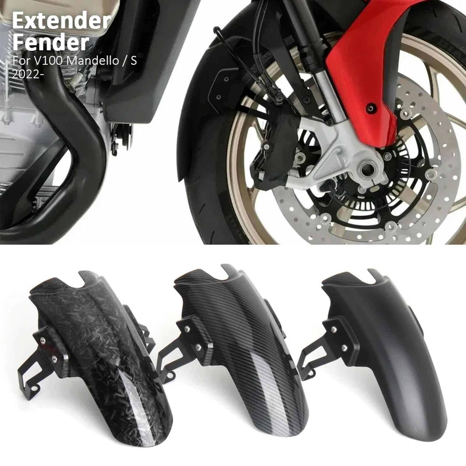 Motorcycle Mudguard For Moto For Guzzi V100 Mandello V100 Front