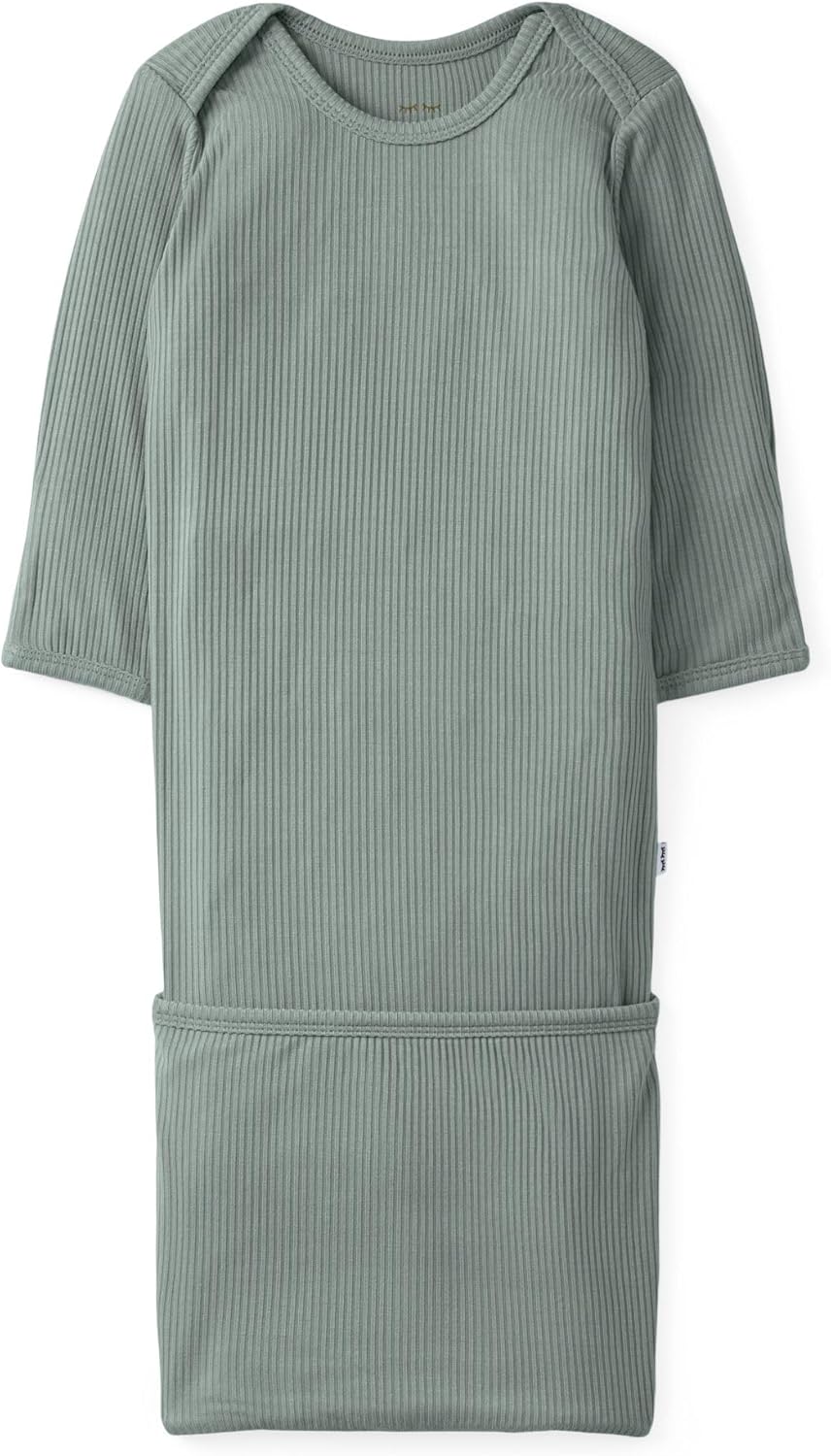 Little Sleepies Newborn Infant Gown, Soft Viscose from Bamboo Baby Gown for Newborn Girls & Boys Baby Clothes, Infant Sleeper