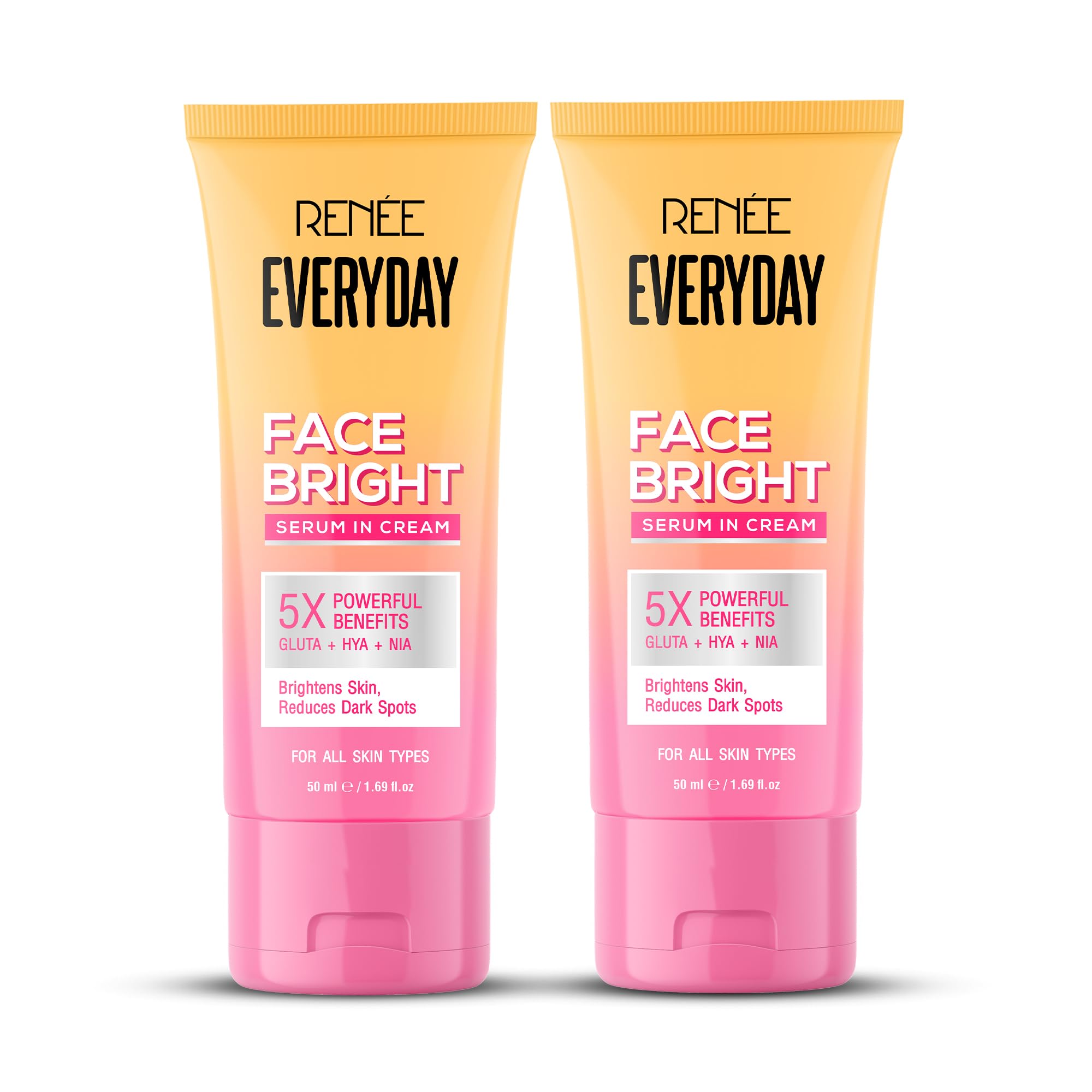 RENEE Everyday Face Bright Serum In Cream | Brighter, Hydrated Skin | Reduces Dark Spots, Even Skin Tone | With Niacinamide, Hyaluronic acid & Glutathione | Pack Of 2-picture-24