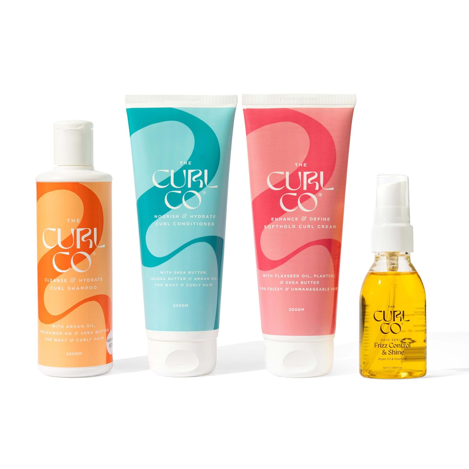 The Curl Co Complete Curl Care Combo | Shampoo + Conditioner + Soft Hold Curl Cream + Shine Serum |Control Frizz & Boost S... - Review, Price and Buying Guide