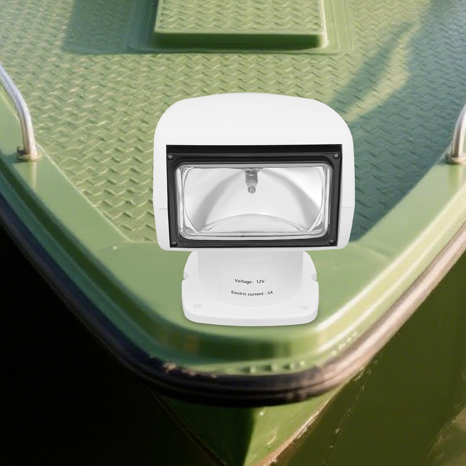 Projecteur de recherche télécommandé, projecteur de recherche avec étanchéité IP56, 100 W, pour bateaux, bateaux, yachts de nuit, patrouilles de mer