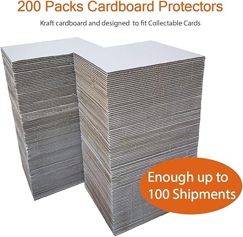 Miniatura 4 de 200 paquetes de hojas de cartón corrugado de 3x5 pulgadas, insertos divisores de cartón corrugado blanco premium planos a granel para envío, correo,