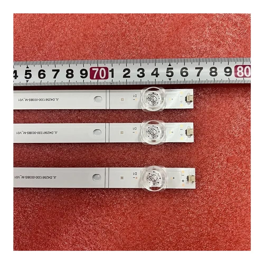 Bande LED Hisense 43A66G 43C350KE 43A6BG 43A6K 43A53FEVS 43A6GTUK 43A6B9TUK 43A63H 43A6CG 43A6GIL Barre Lumineuse Kit 3pcs