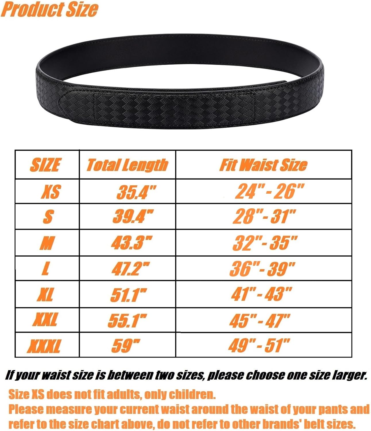 TACNEX Mechanic Belt Buckleless No Scratch Genuine Leather Belt 1 3/8" Wide Hook & Loop for Technician Industrial Work Travel - Image 7