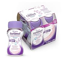 NUTRICIA FORTIMEL COMPACT PROTEIN SENSATION – Supplemento Ipercalorico e Iperproteico, utile in caso di Malnutrizione, Alimento a Fini Medici Speciali, Gusto Frutti Rossi Rinfrescanti – 4x125ml