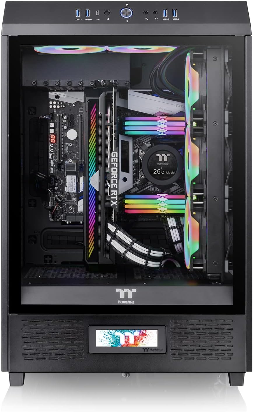 Thermaltake LCD Panel Kit for The Tower 500, 3.9" LCD Display, Supported by TT RGB Plus 2.0 Software, Presents Real time Information, Easy custimization, AC-062-OO1NAN-A1 - 6