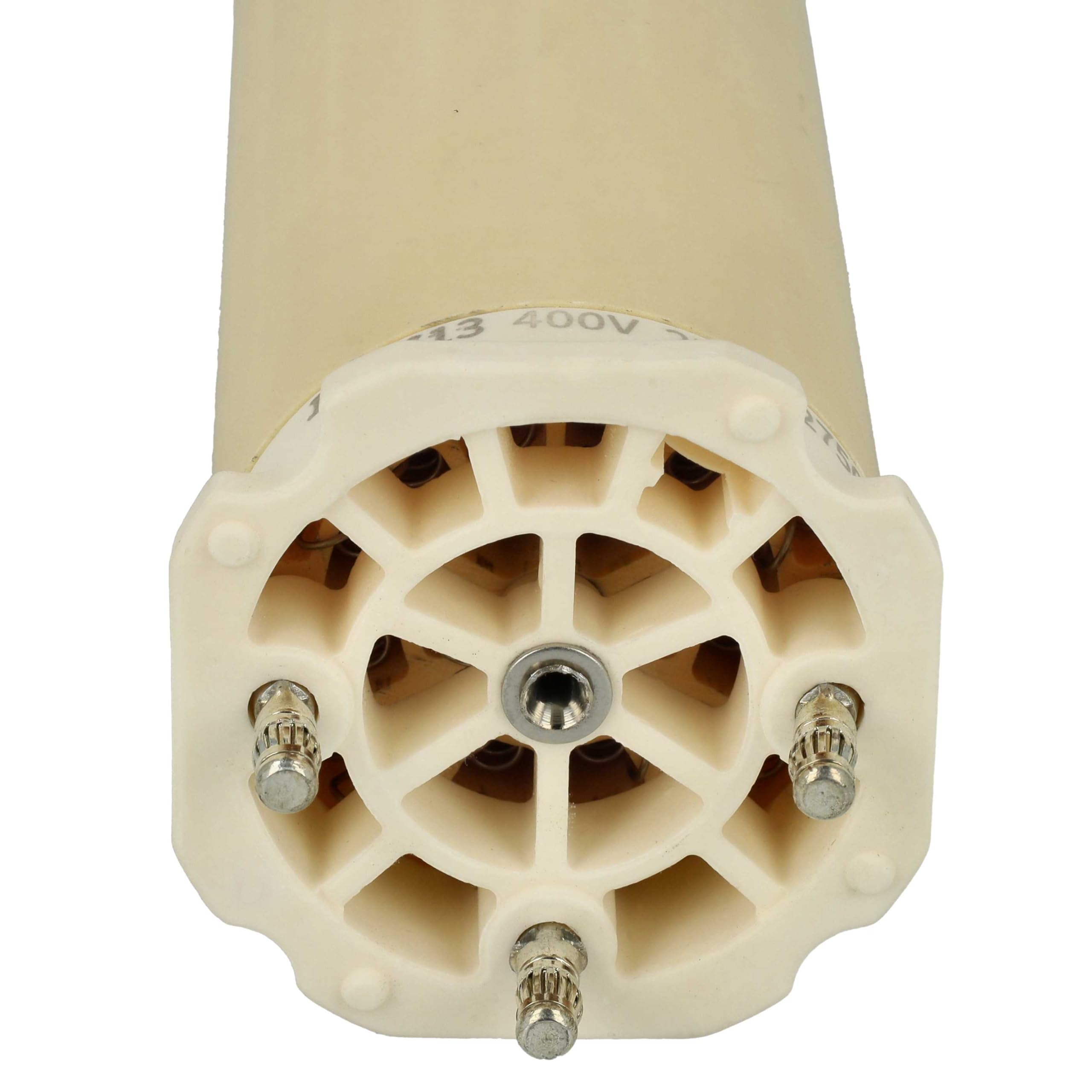 vhbw 2 x element grzejny zamiennik do Leister 114.418, 148.521, 148.518 do pistoletu spawalniczego na gorące powietrze - 5500 W, ceramiczny rdzeń grzewczy, 4,45 x 12,6 cm