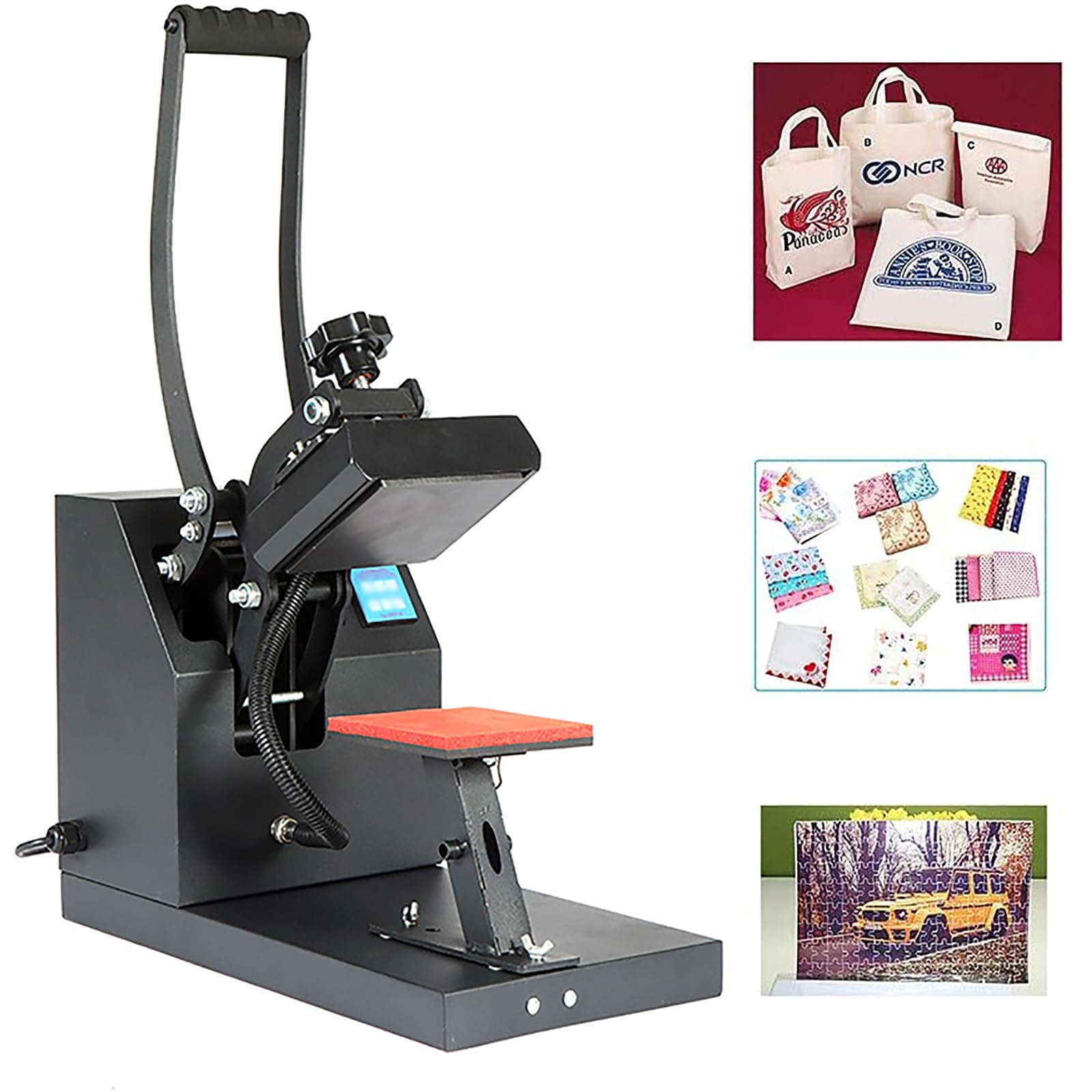 Pressa A Caldo Per Tessuti, Pressa A Caldo Portatile Con Timer E - Foto 7