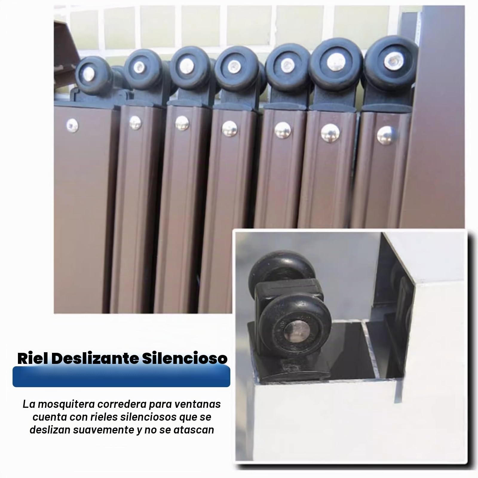 Rejas blancas antirrobo para ventanas, rejas retráctiles para exteriores que evitan robos, para puertas y ventanas correderas, protección para gatos y perros(W48xH55in/120x140cm)