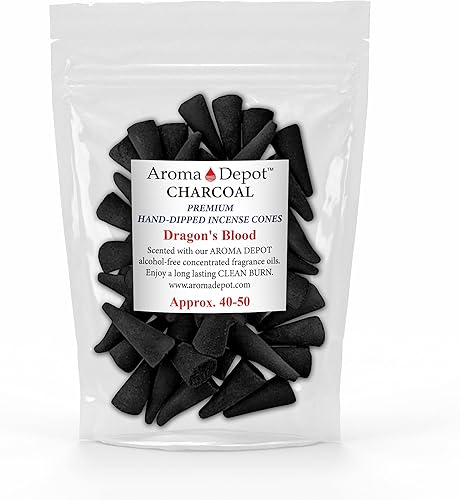 Miniatura 7 de Conos de incienso TOPFLOW de carbón de coño de 1 pulgada (45-50)