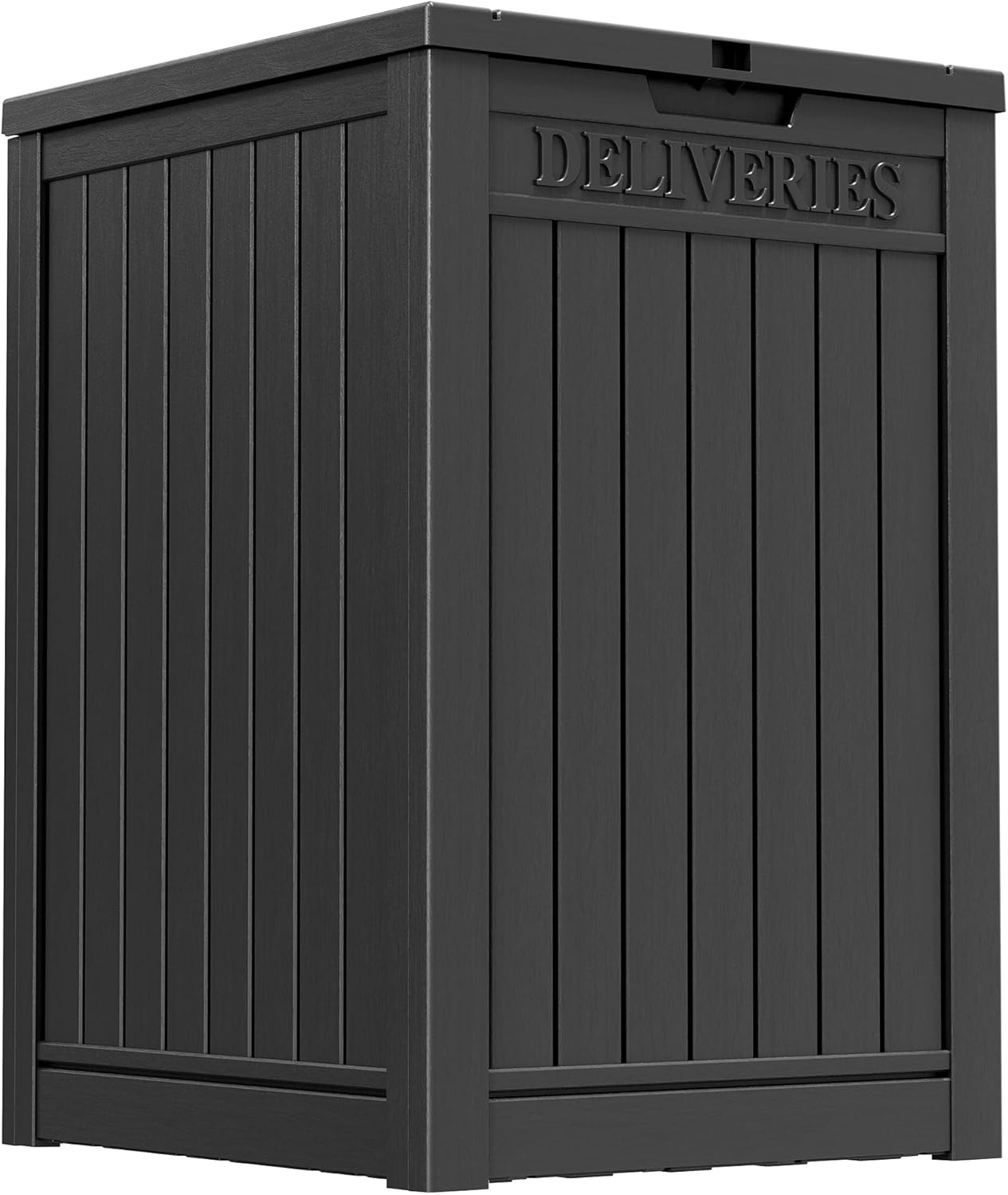 Package Delivery Box for Outside, Outdoor Storage with Lockable Secure, Large Double Wall Resin Outdoor Package Delivery and Waterproof, 48 Gallon