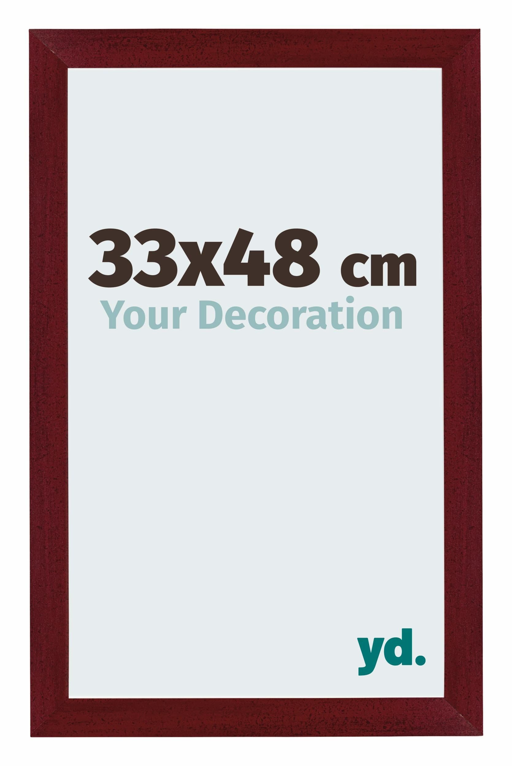 Your Decoration - Puzzle frame 33x48 - Wine Red Swept - Puzzle frame 500-1000 Pieces - MDF Photoframe - Mura