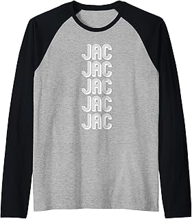 JAC Jackson Airport Travel Raglan Baseball Tee