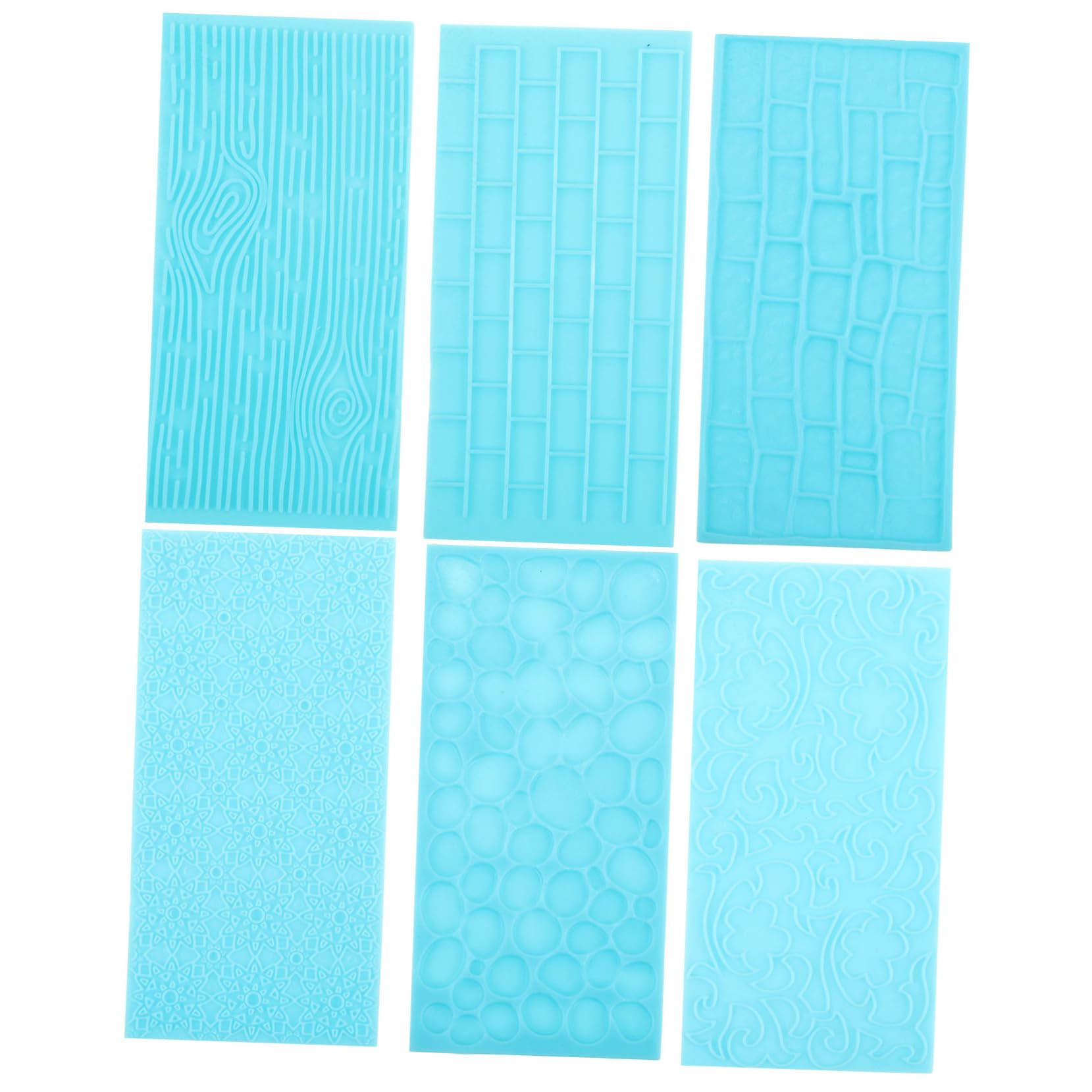 Uonlytech 5 Series Herramientas De Educación Temprana Estera Elaboración Sellos De Arcilla Plastilina Artesanía Modelado Accesorio De Arcilla El Plastico 6 Piezas X 5