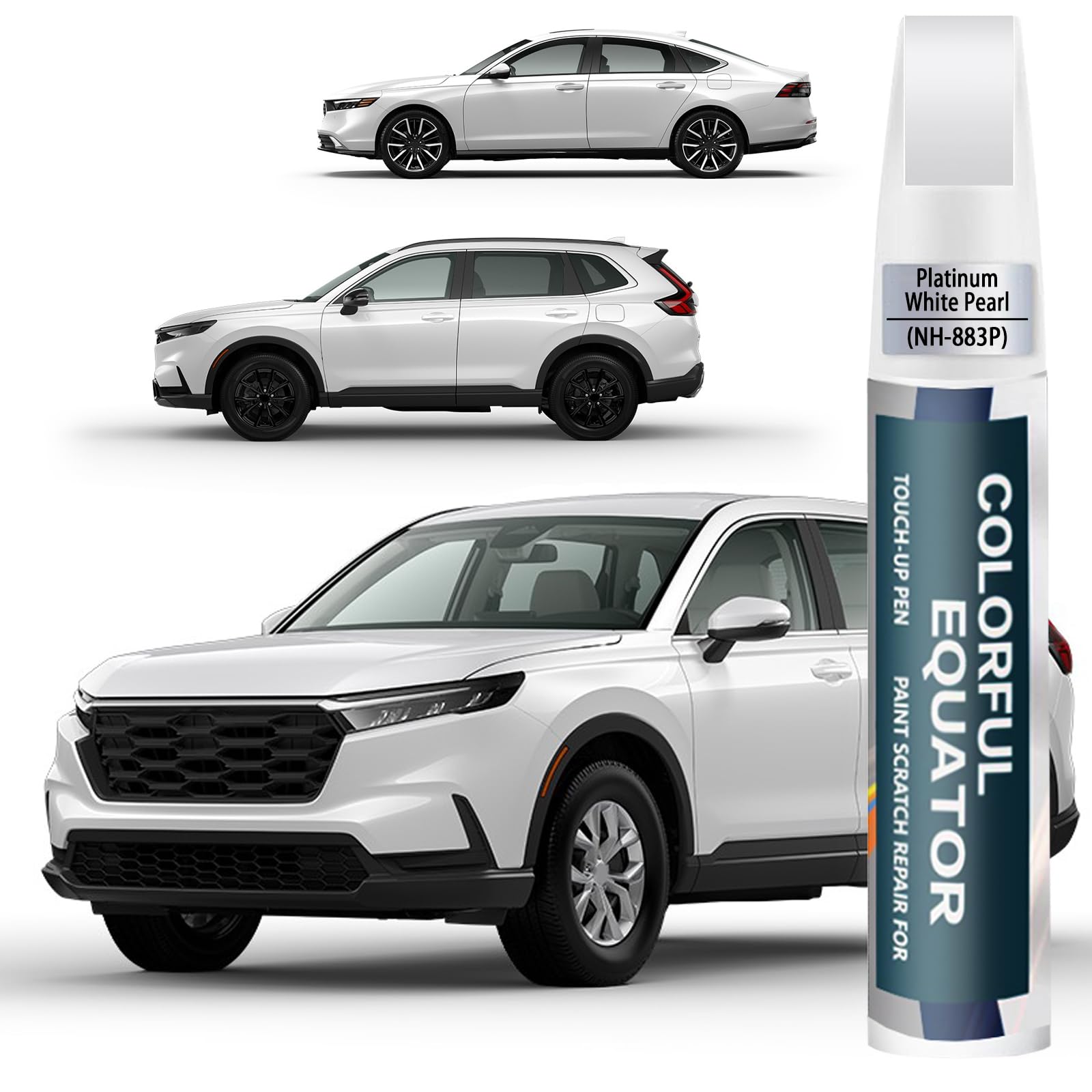 Platinum White Pearl(NH-883P) Touch Up Paint Compatible with Honda