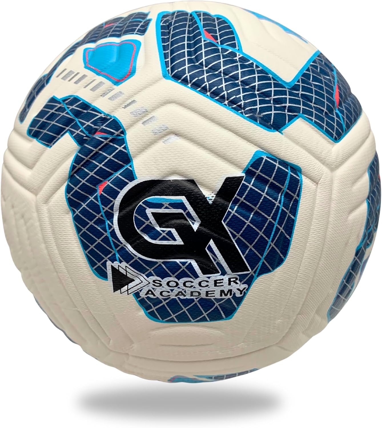 GX Soccer Academy Tour+ Professional Soccer Ball, Size 5, Green and White Competition Ball