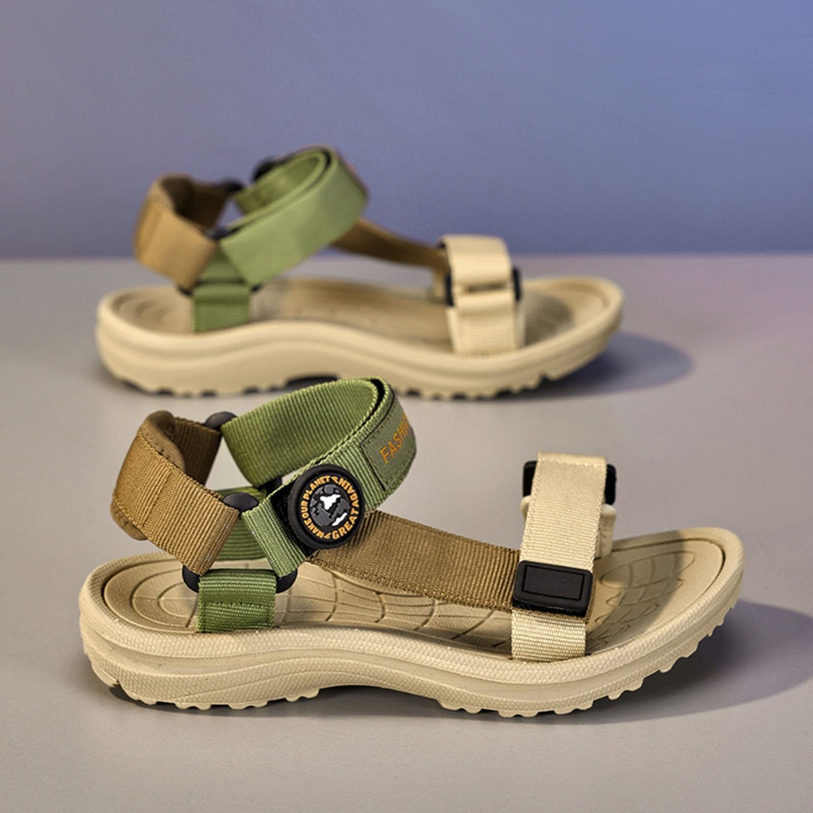 Sandali leggeri per bambini, scarpe estive con suola morbida per esterni e spiaggia, punta aperta per gioco quotidiano