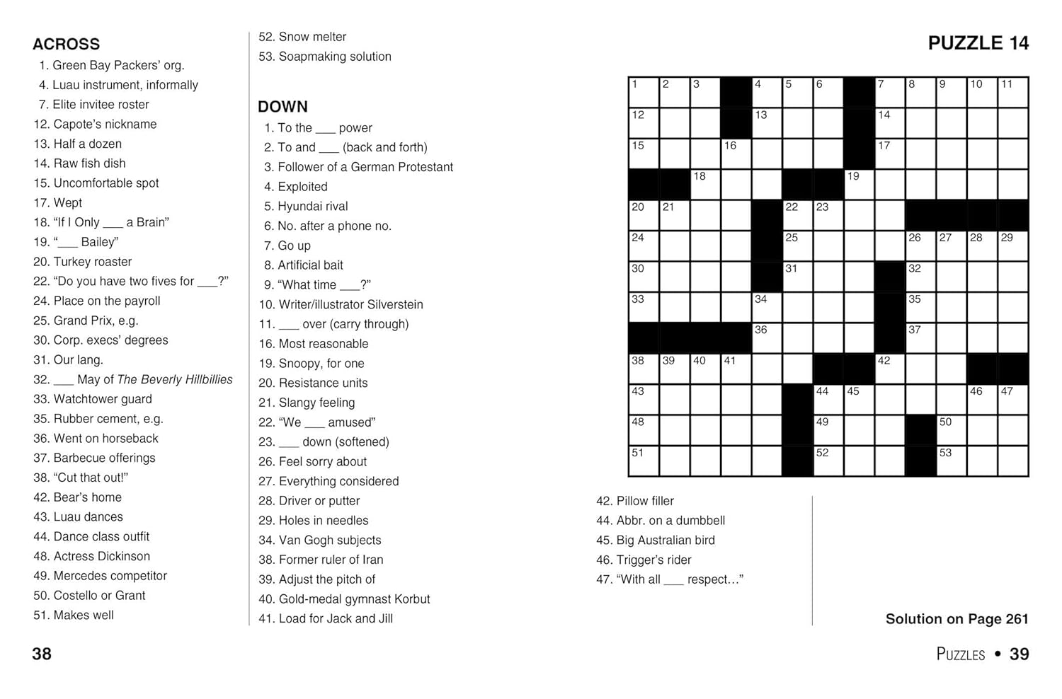 The Everything Easy Large-Print Crosswords Book, Volume 9: More Than 120 Fun and Easy Puzzles in Large Print (Everything® Series) - Image 5
