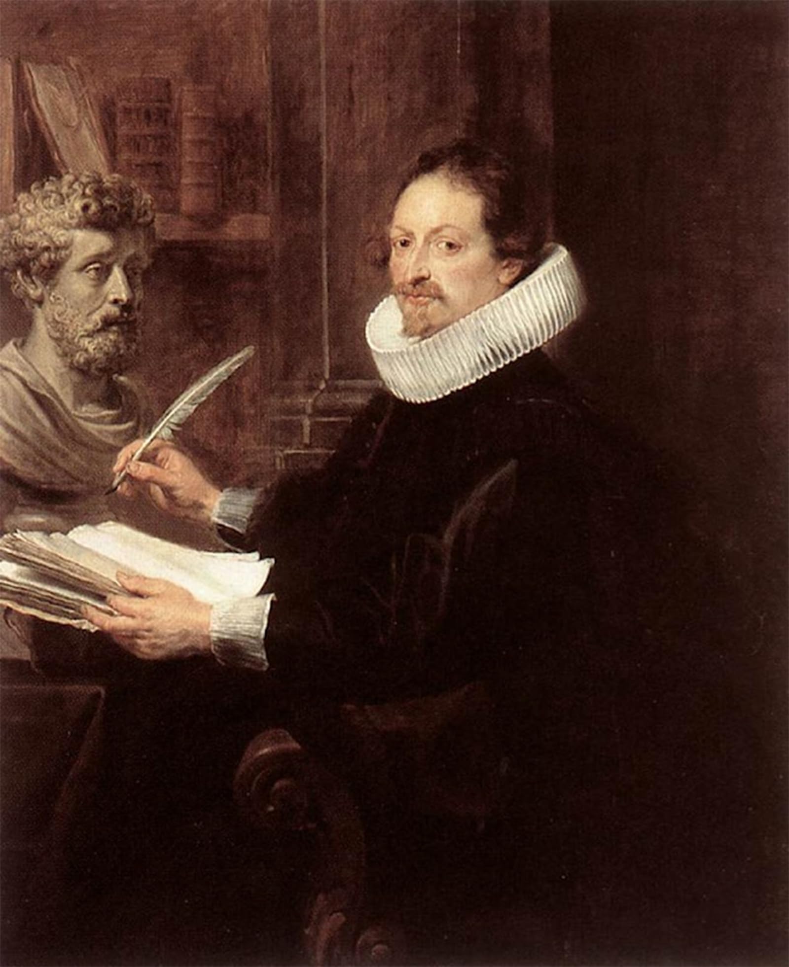 POSTERIIk Famous Modern Artwork Art Mural Portrait of Jan Gaspar Gevartius Peter Paul Rubens Oil Paintings Pictures for Home Decor 60x90cm