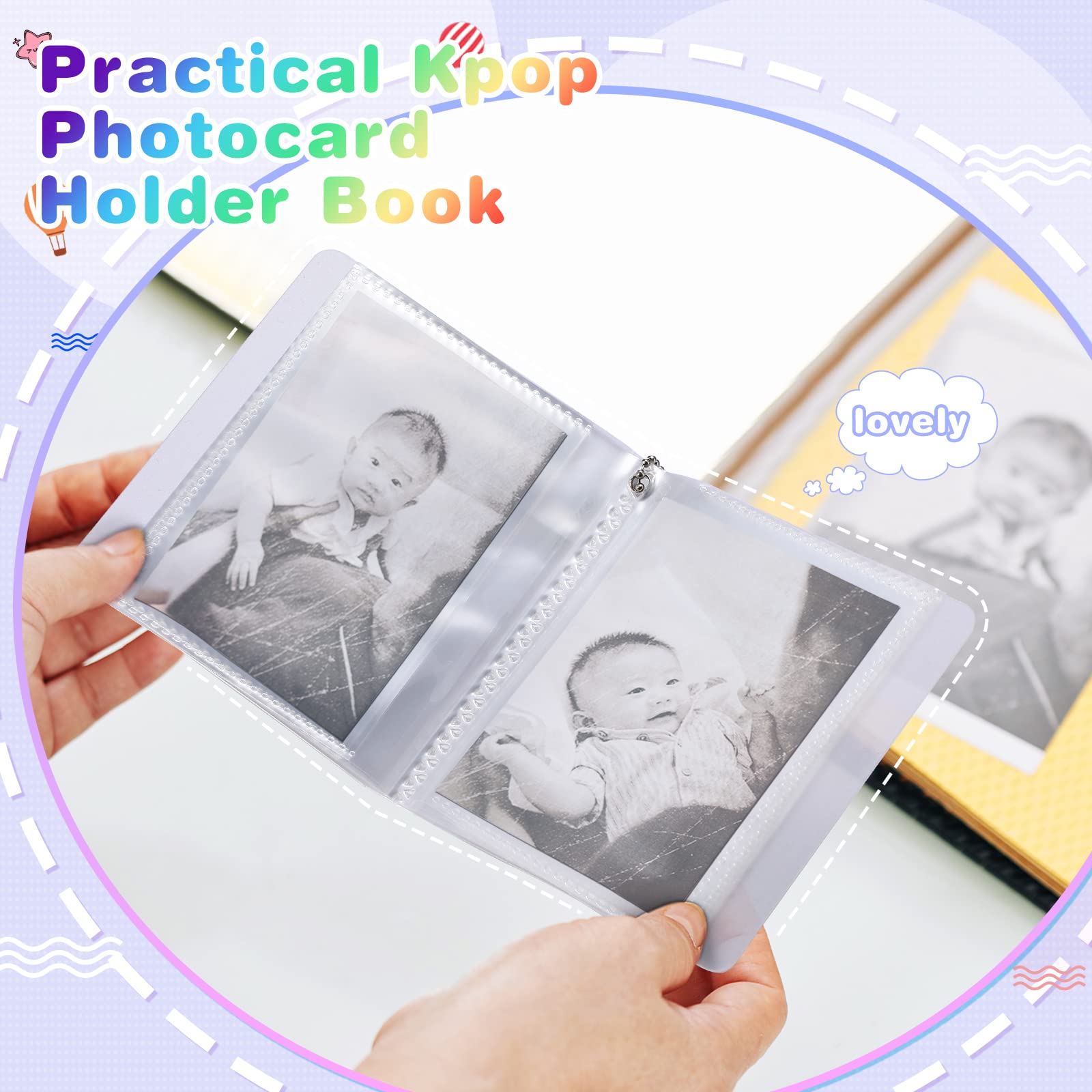 Buy 2 Piece Kpop Photocard Holder Book Kpop Album Card Binder Photocard
