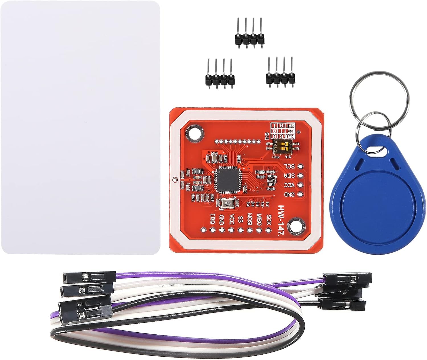 PN532 NFC RFID V3 Module 13.56MHz Contactless Communication Board with Antenna for Rduino UNO Mega Nano, Supports I2C SPI HSU Interfaces, Compatible with Android Phone NFC Tag Scanning-picture-17