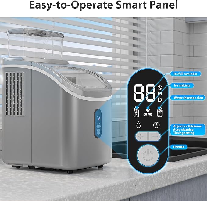 Máquina para hacer cubitos de hielo Electactic portátil miniatura 3
