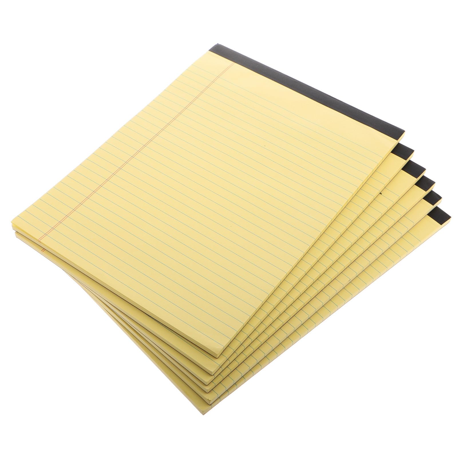 Veemoon Taccuino Giallo con Sezioni e Pagine Rigate 6 Pezzi Formato A4 con Design Staccabile per Scuola e Journaling in Polpa di Legno