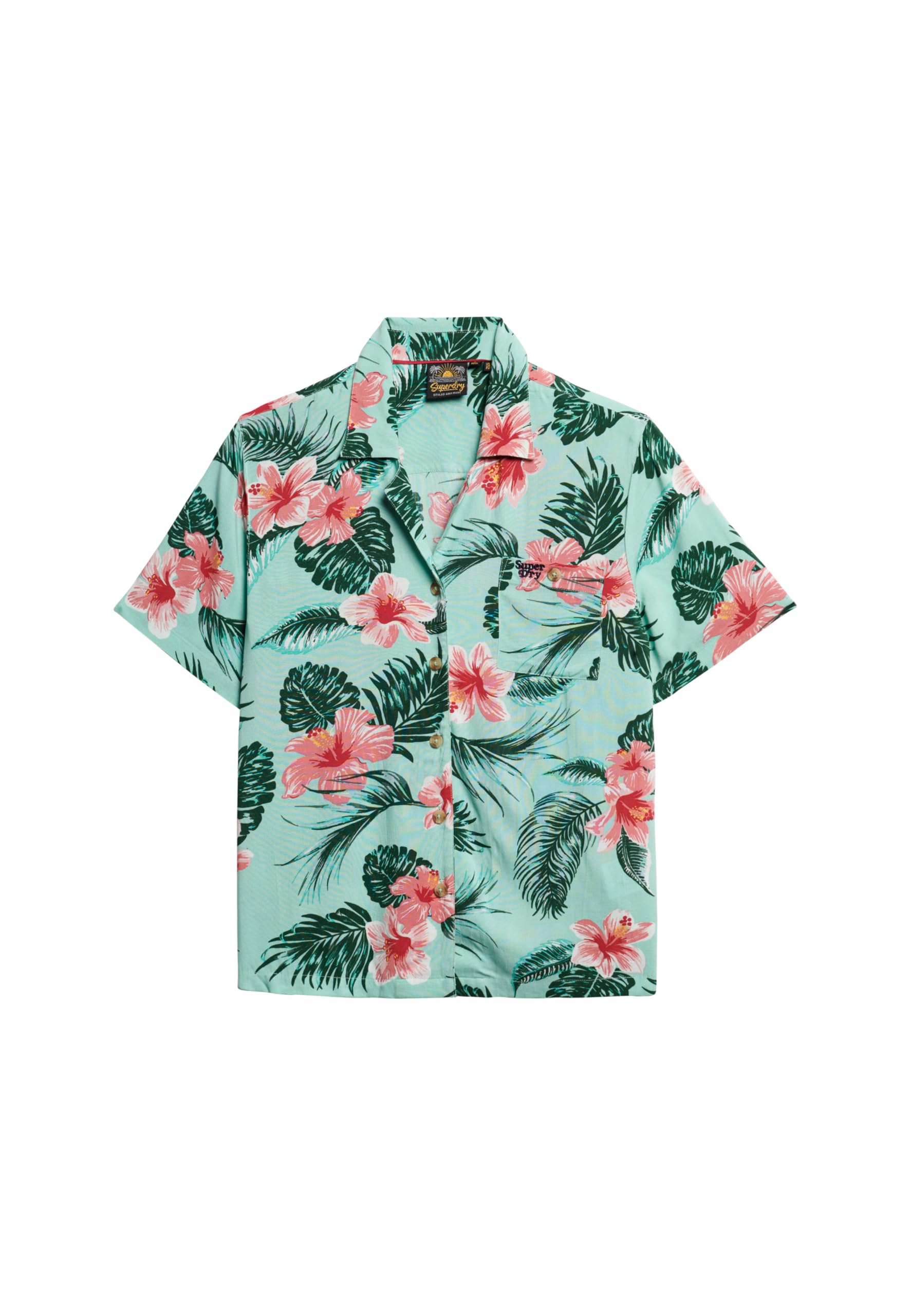 Superdry Women's Vert Woman's Shirt Beach Resort